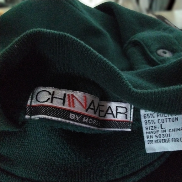 Chinawear Crew Neck Embroidered Sweat Shirt Size L - Picture 4 of 4